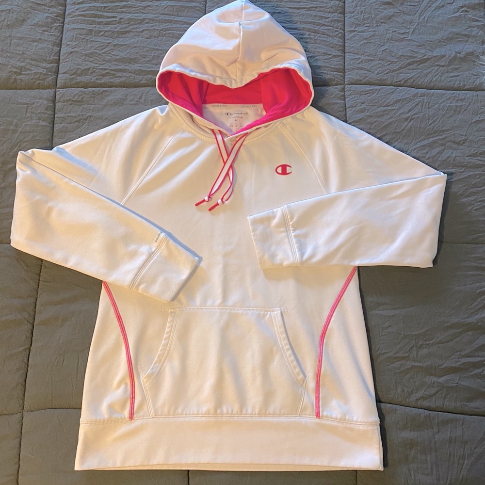 Champion white hoodie